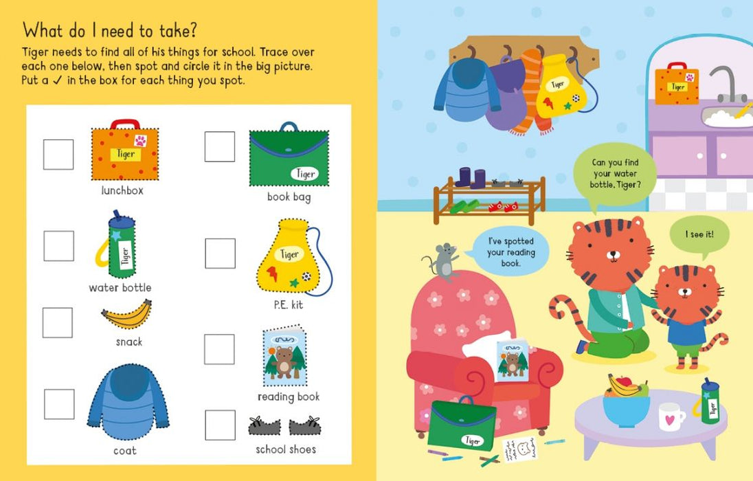 Early Years Starting School Activity Book Age 3-5