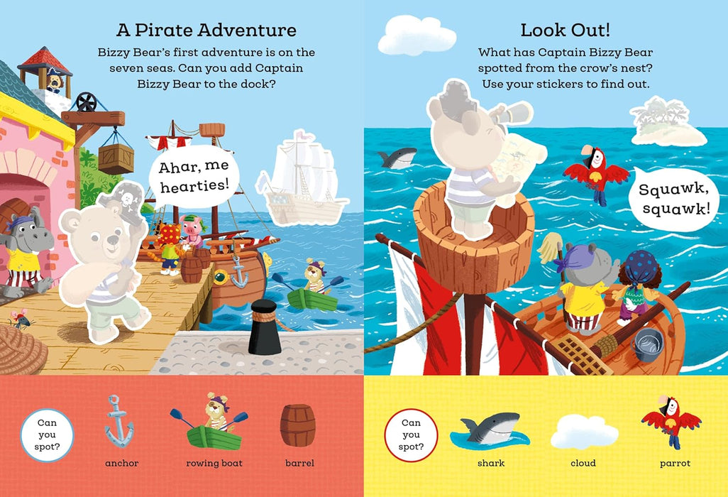 Bizzy Bear: My First Sticker Book: Amazing Adventures