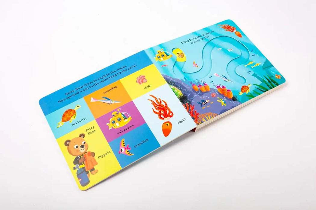 Bizzy Bear Find and Follow: Under the Sea : with 4 sliding counters
