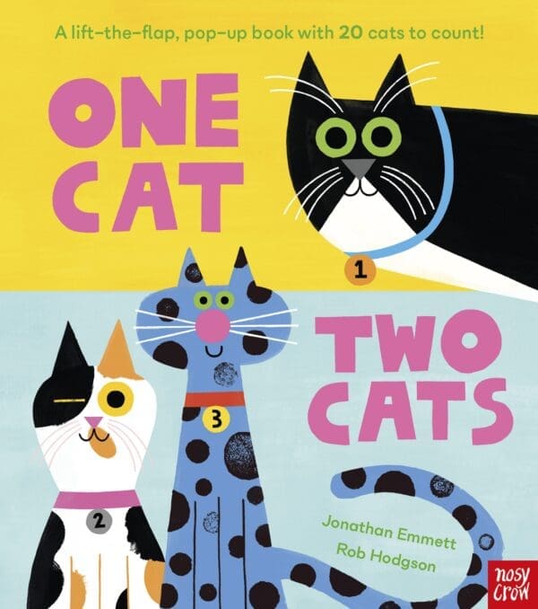 One Cat, Two Cats: A lift-the-flap, pop-up book with 20 cats to count!