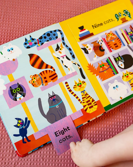 One Cat, Two Cats: A lift-the-flap, pop-up book with 20 cats to count!