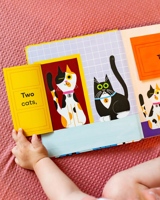 One Cat, Two Cats: A lift-the-flap, pop-up book with 20 cats to count!
