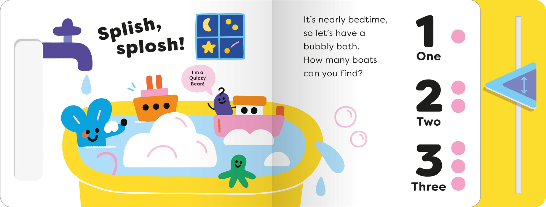 Bedtime: A playbook with flaps and a decider slider®