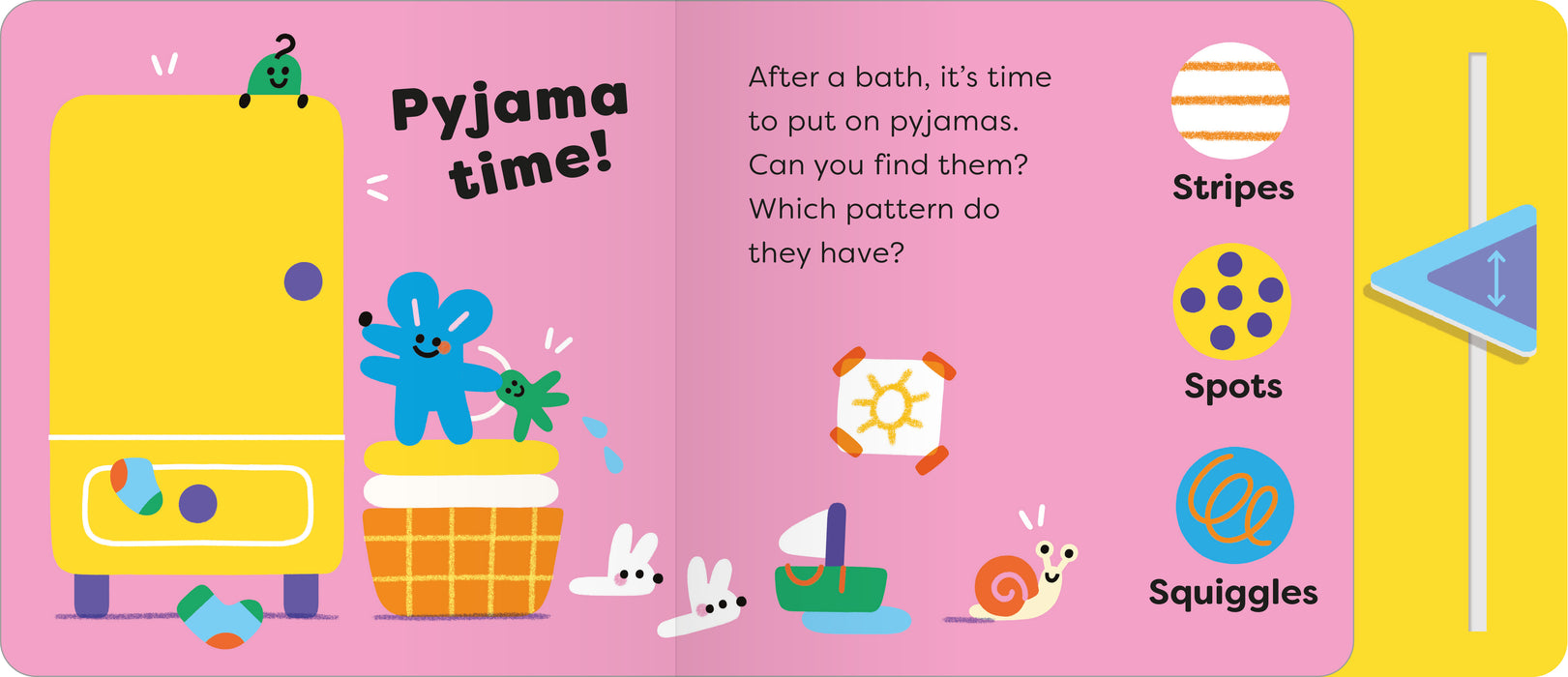 Bedtime: A playbook with flaps and a decider slider®