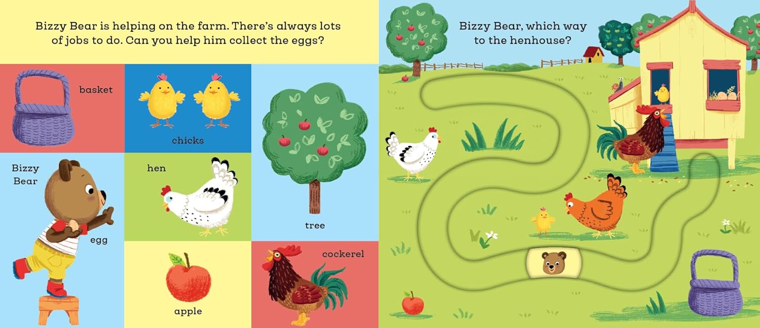 Bizzy Bear: Find and Follow On the Farm