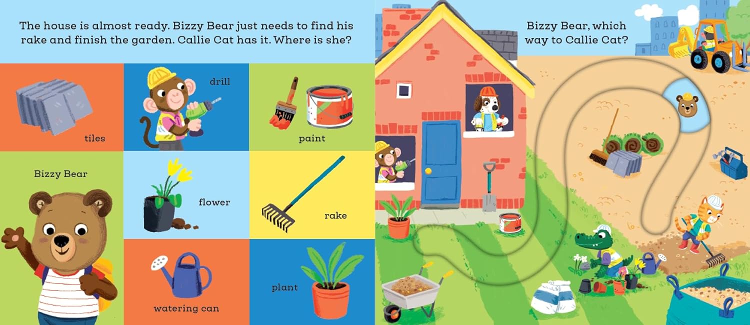 Bizzy Bear: Find and Follow On the Building Site