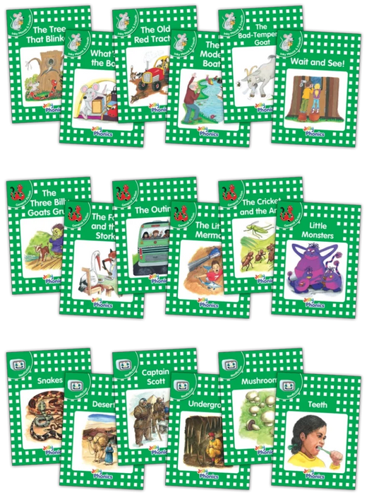 Jolly Phonics Green Readers Level 3 Complete Set [JL903]