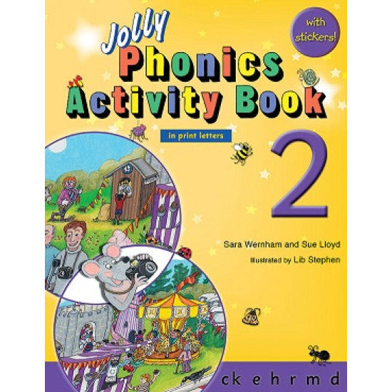 Jolly Phonics Activity Book 2 (in print letters)