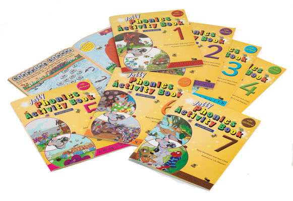 Jolly Phonics Activity Books 1-7 (in print letters)