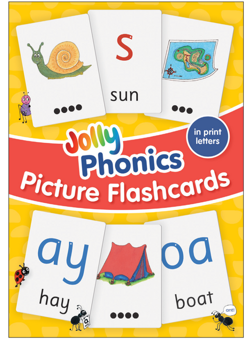Jolly Phonics Picture Flashcards (in print letters) [JL399]