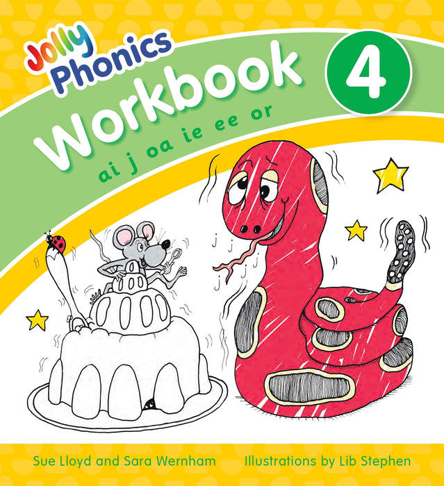 Jolly Phonics Workbook 4 [JL6543]