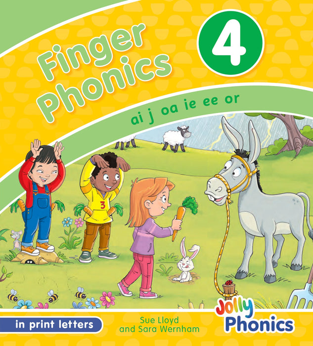 Finger Phonics Book 4 (in print letters) [JL6628]