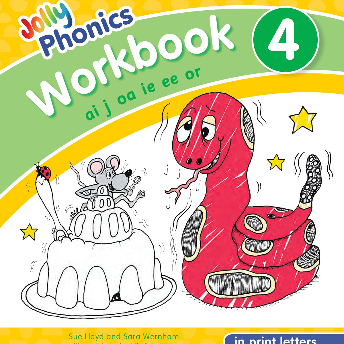 Jolly Phonics Workbook 4 (in print letters) [JL6789] — Seeds Children's ...