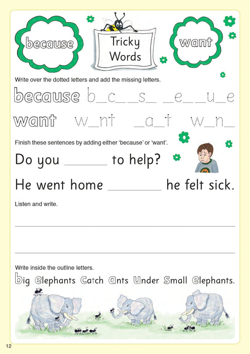 Jolly Phonics Pupil Book 3 (Colour Edition) (in print letters) [JL7212]
