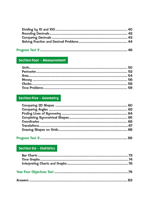 KS2 Maths Year 4 Targeted Question Book