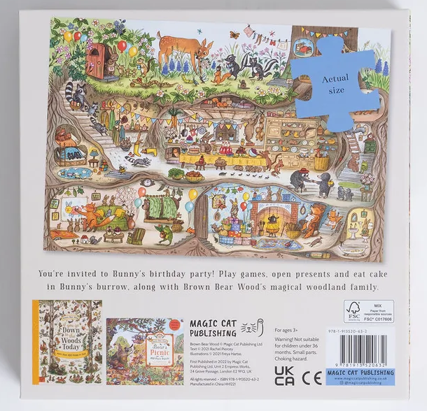 Bunny’s Birthday Puzzle : A Magical Woodland (100-piece Puzzle)