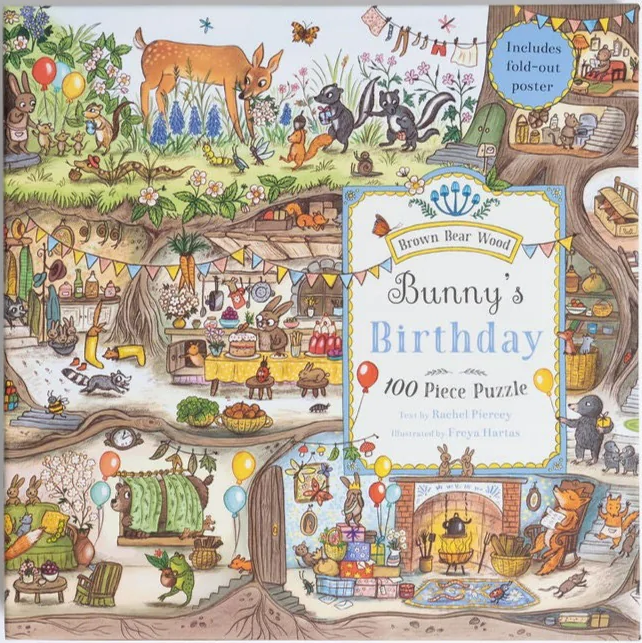 Bunny’s Birthday Puzzle : A Magical Woodland (100-piece Puzzle)