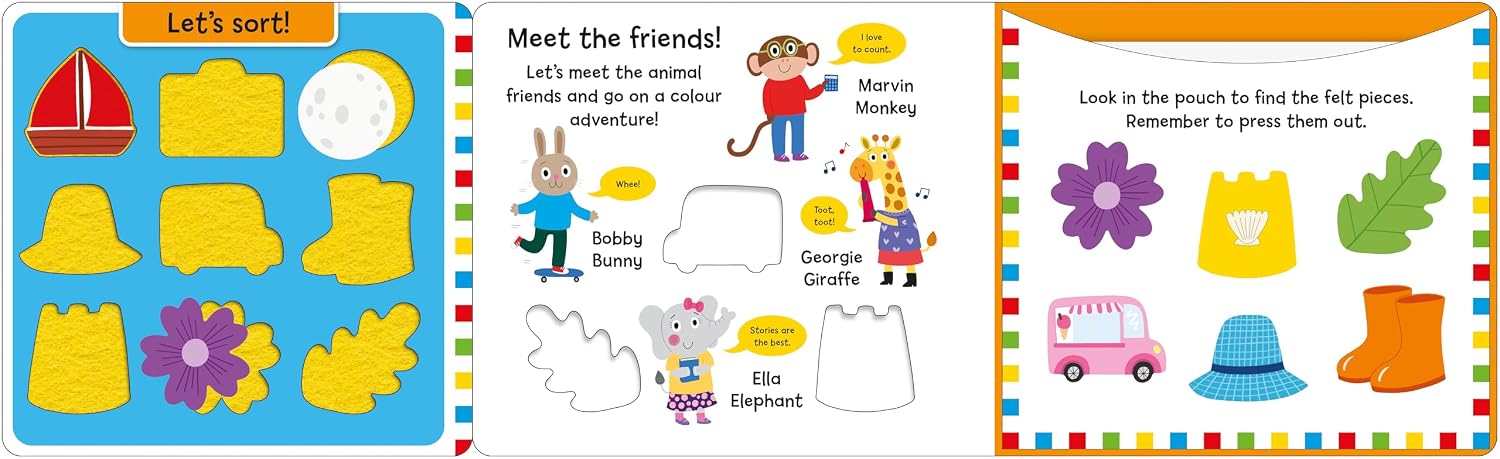 Colours (Match & Sort) : Match and sort the colourful shaped pieces