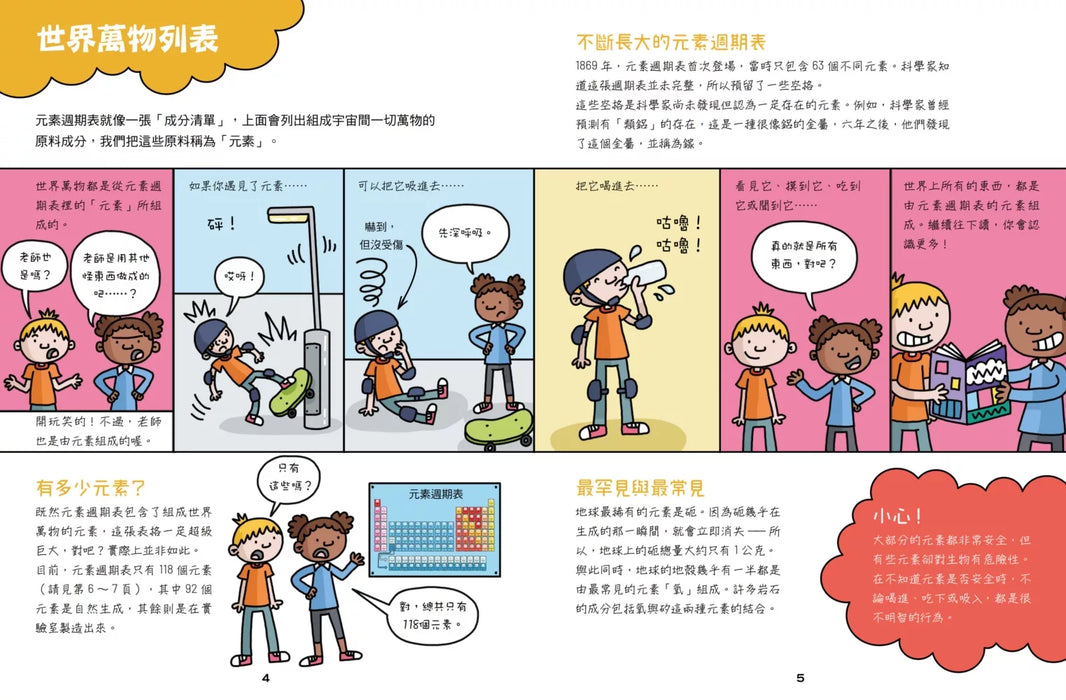 超有梗！看漫畫學元素週期表：誰喜歡當獨行俠，誰愛湊熱鬧？