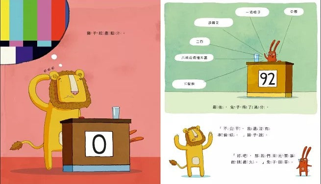 獅子與兔子大對決