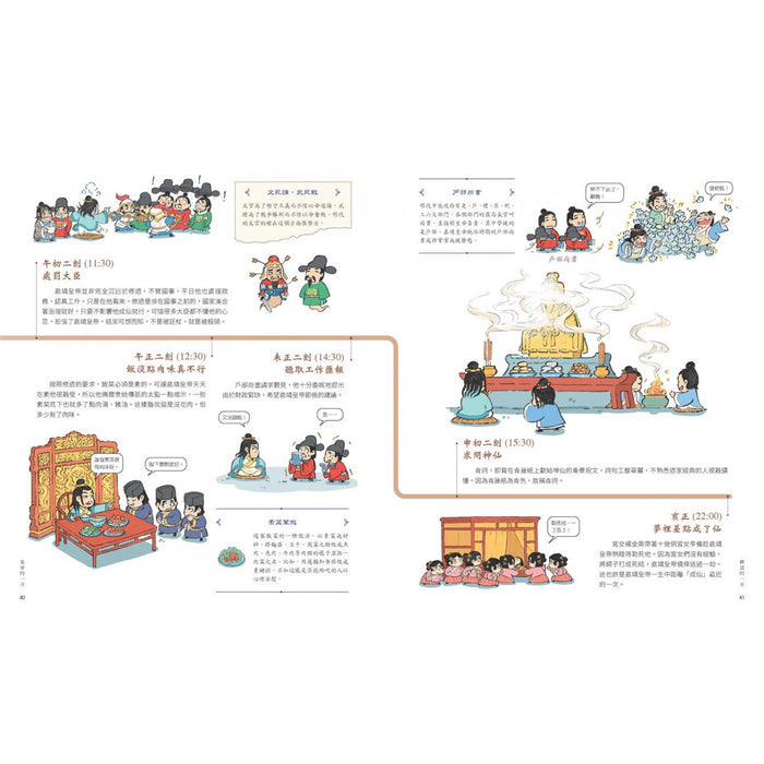 古代人的一天，民間及宮廷套書（全8冊）：皇帝、公主、文臣、武將、俠客、醫生、畫家、詩人