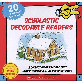 Scholastic Decodable Readers Level D (20 Books + 1 Audio CD )