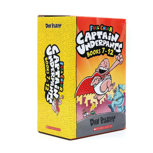 Captain Underpants: Colour Edition Boxed Set (#7-12)