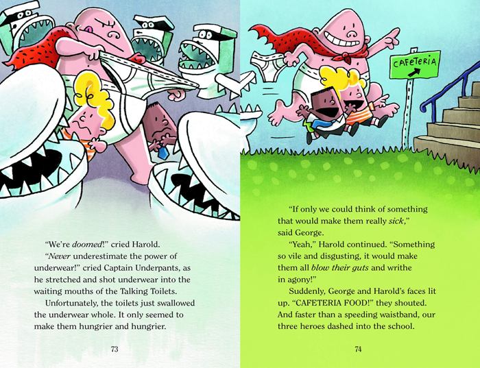 Captain Underpants #2: The Attack of The Talking Toilets (Colour Edition)