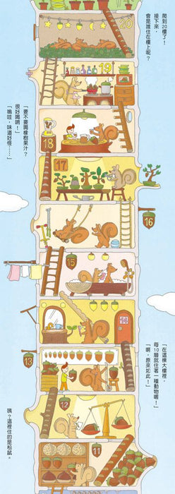 岩井俊雄奇妙繪本集：飛天遁地100層樓的家 迷你版