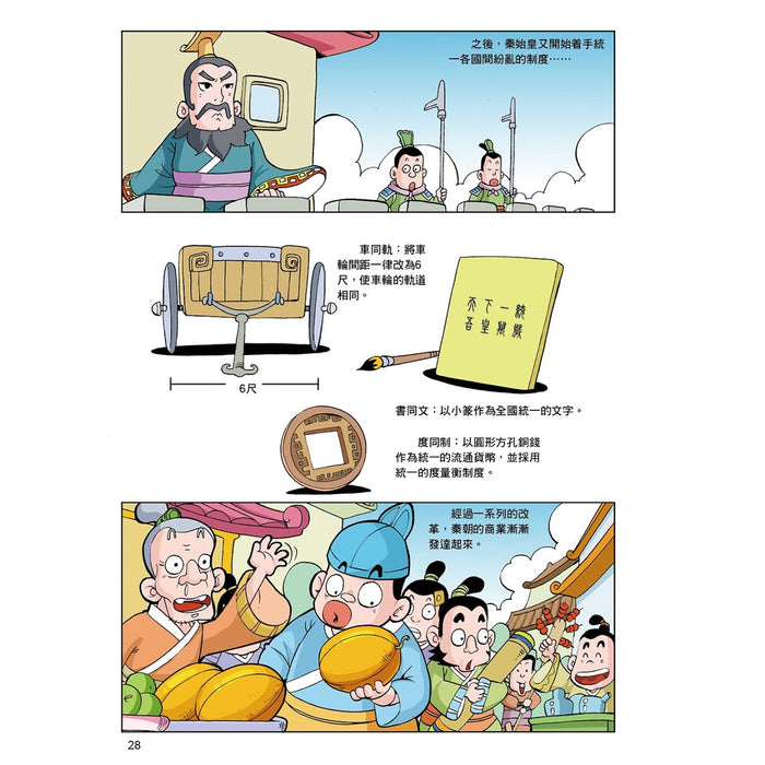 漫畫中華上下五千年 06：大秦帝國