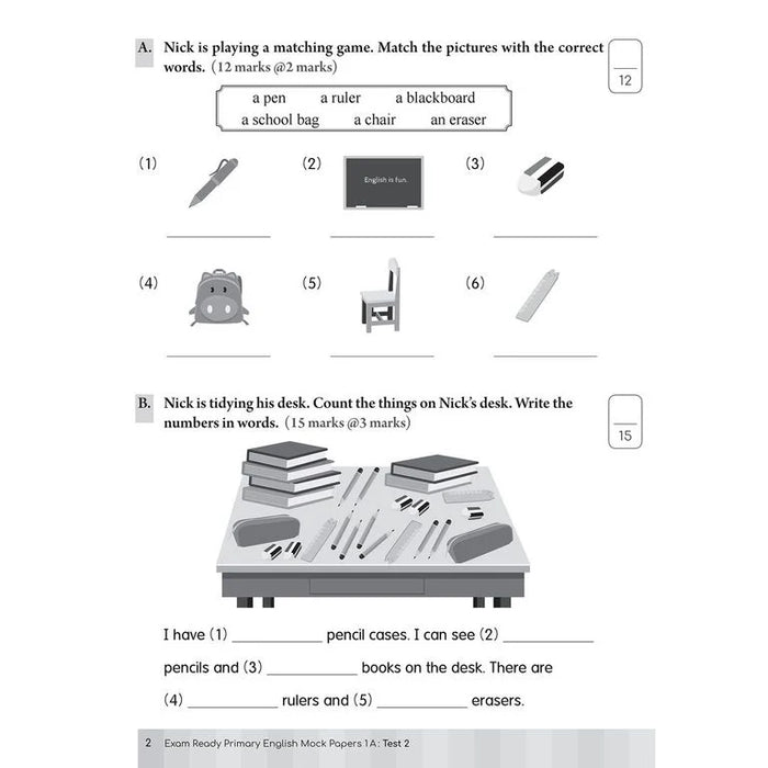 Exam Ready Primary English Mock Papers (2nd Edition) P1