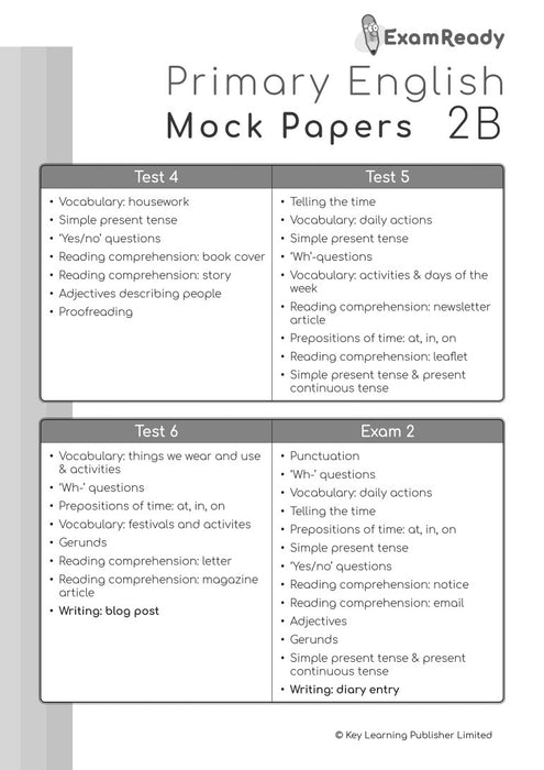 Exam Ready Primary English Mock Papers (2nd Edition) P2