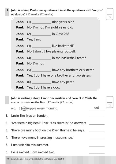 Exam Ready Primary English Mock Papers (2nd Edition) P2