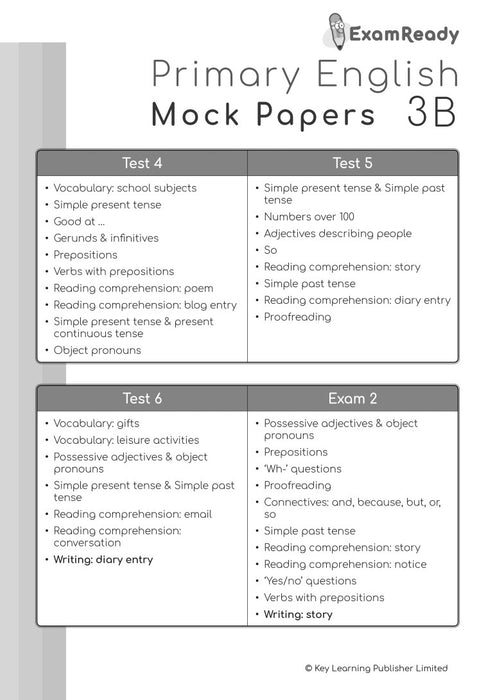 Exam Ready Primary English Mock Papers (2nd Edition) P3