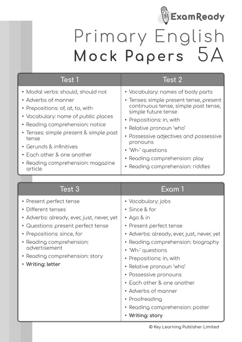 Exam Ready Primary English Mock Papers (2nd Edition) P5