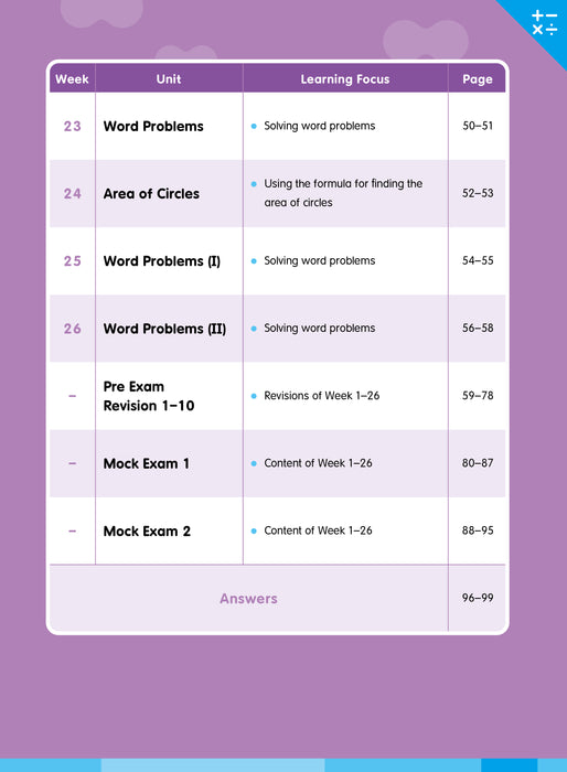 Primary Mathematics: Exercise, Revision & Mock Exam 6A