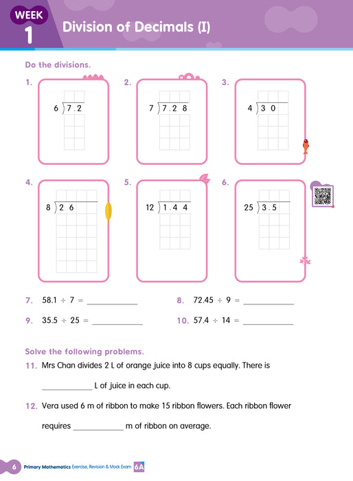Primary Mathematics: Exercise, Revision & Mock Exam 6A
