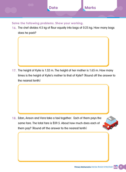 Primary Mathematics: Exercise, Revision & Mock Exam 6A