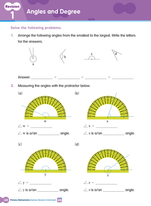 Primary Mathematics: Exercise, Revision & Mock Exam 6B