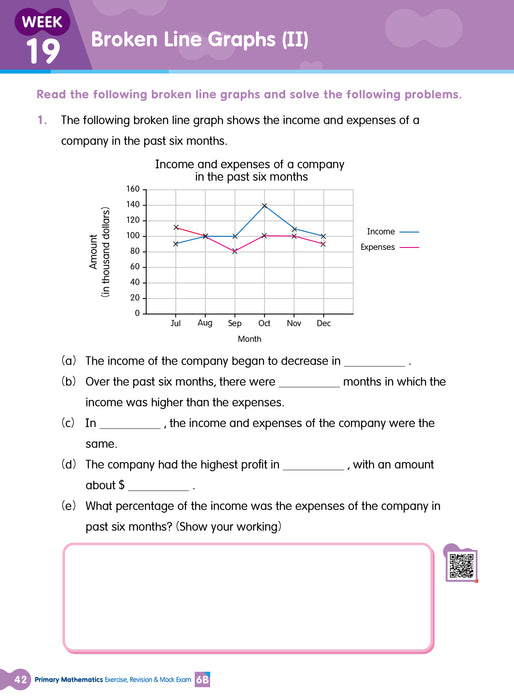Primary Mathematics: Exercise, Revision & Mock Exam 6B