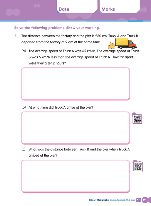 Primary Mathematics: Exercise, Revision & Mock Exam 6B