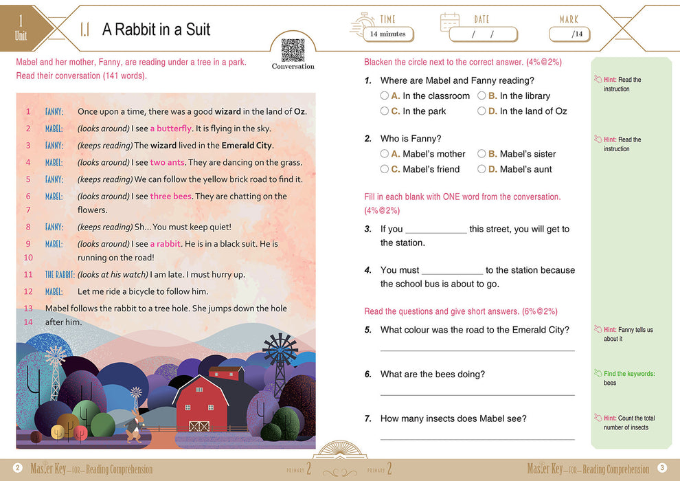 Master Key For Reading Comprehension P2