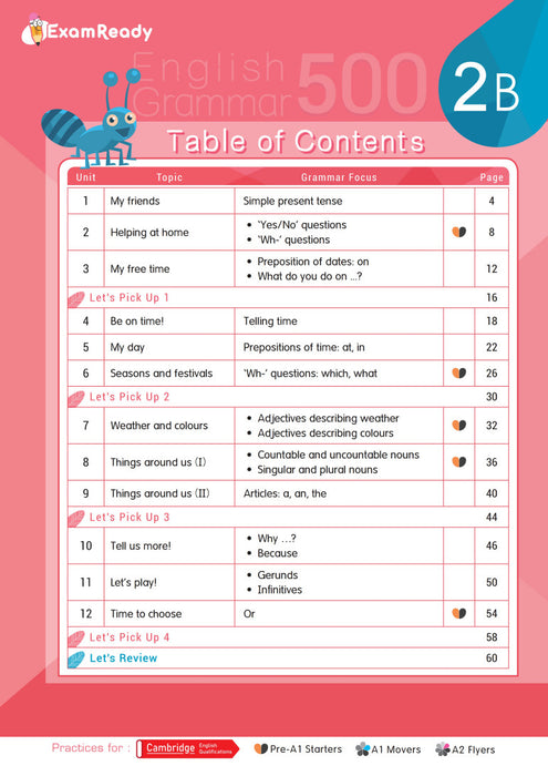 Exam Ready English Grammar 500 2B