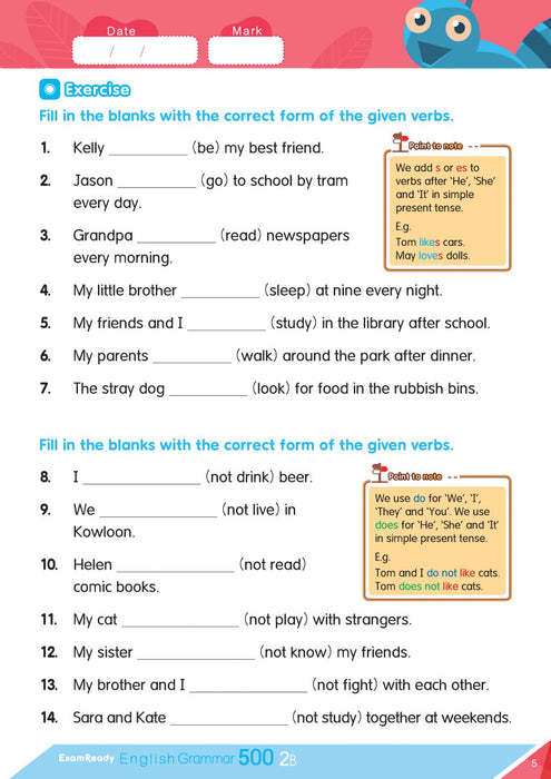Exam Ready English Grammar 500 2B