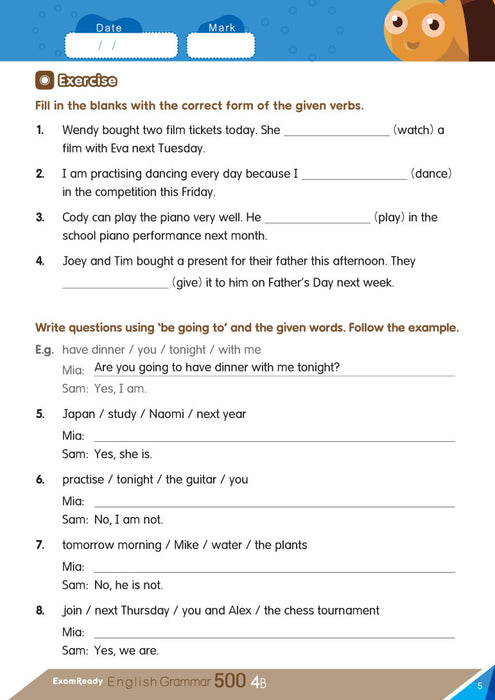 Exam Ready English Grammar 500 4B