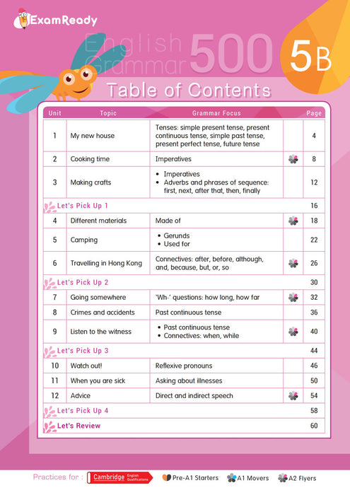 Exam Ready English Grammar 500 5B