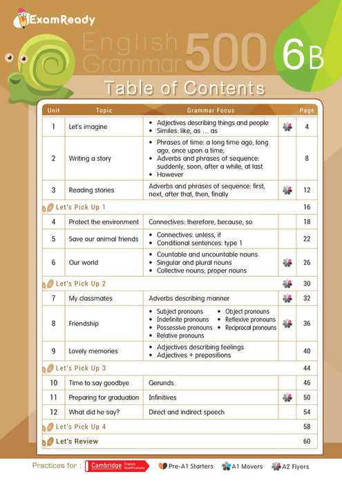 Exam Ready English Grammar 500 6B