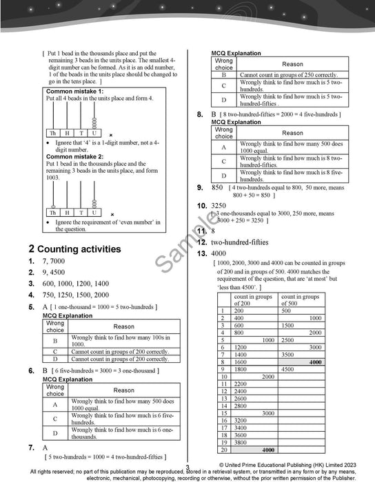 Prime Weekly Maths Exercises 2B