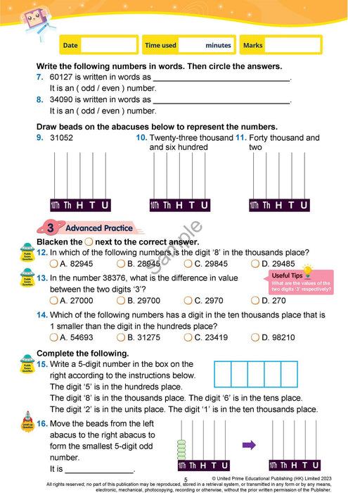 Prime Weekly Maths Exercises 3A