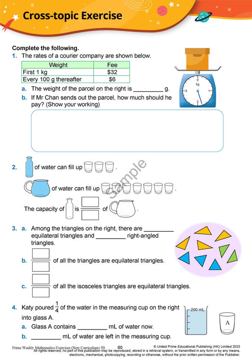 Prime Weekly Maths Exercises 3B